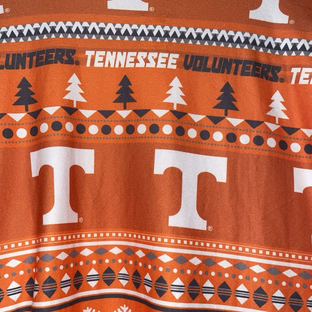 Tennessee Volunteers Tacky‎ Ugly Sweater Holiday Men's Pajama Top Sz XL - Picture 3 of 6